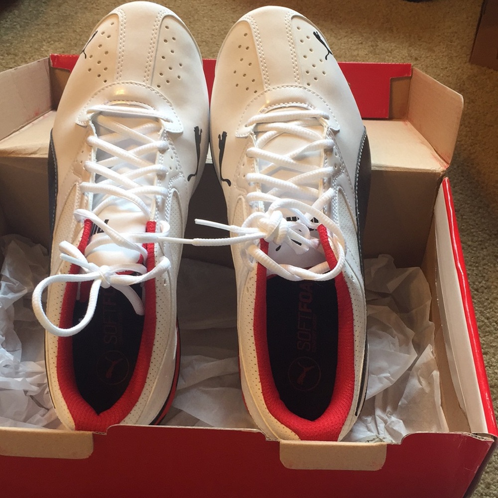 Tazon 6 FM White-Black-Puma silver